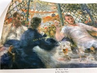 The Rowers lunch by Pierre Augusta Renoir