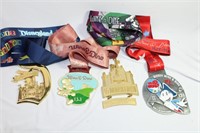 Lot of Four Disney's Half Marathon Medals
