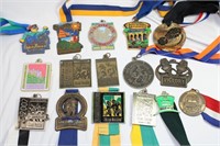 Lot of 16 Marathon Participation Medals