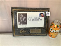 Commemorative Stamp Plaque Patsy Cline