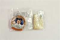 Set of Two Disney Pins - Jedi Mickey