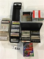 CASSETTE TAPES, SOME BLANK