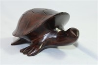 Carved Mexican Turtle Figurine