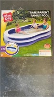 Play Dat Transparent Family Pool - 8ft