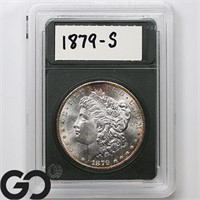 1879-S Morgan Silver Dollar, Gem BU Bid: 160