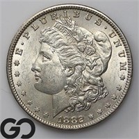 1882 Morgan Silver Dollar, BU+ Bid: 95