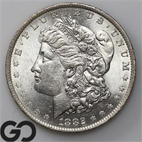 1882-O Morgan Silver Dollar, BU+ Bid: 70