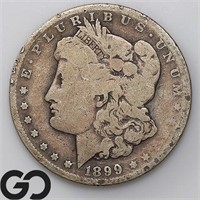 1899-O Morgan Silver Dollar, Micro O