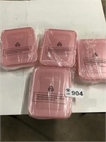 4 LOCK AND LOCK PLASTIC CONTAINERS