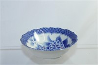 Small Blue and White Porcelain Dish