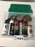 SPRAY PAINT IN TOTE