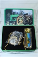 John Deere Pocket Watch and Knife Set