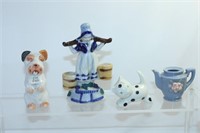Lot of 4 Japanese Porcelain  Articles