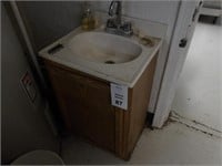 Hand washing sink/faucet with vanity