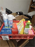 Various Medical and Cleaning Supplies