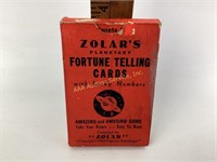 Zolar’s Fortune Telling Cards, please see photos