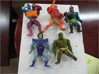 He-Man, Skeletor, Moss Man, Beast Man Figures