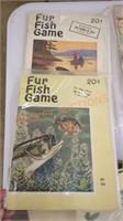 Vintage 1954,1955  fur fish and game magazines