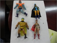 He-Man, Buzz, Evil Lyn, Faker Figures