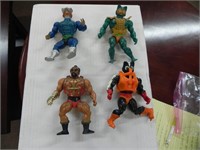 He-Man, Jitsu, Merman, Stinker Figures
