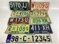 License plates- Ohio 1956 & ‘59, 1974 Ohio,