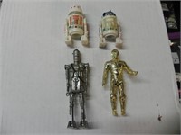 Star Wars C3PO, R2D2, R5DY, IG-88 Figures