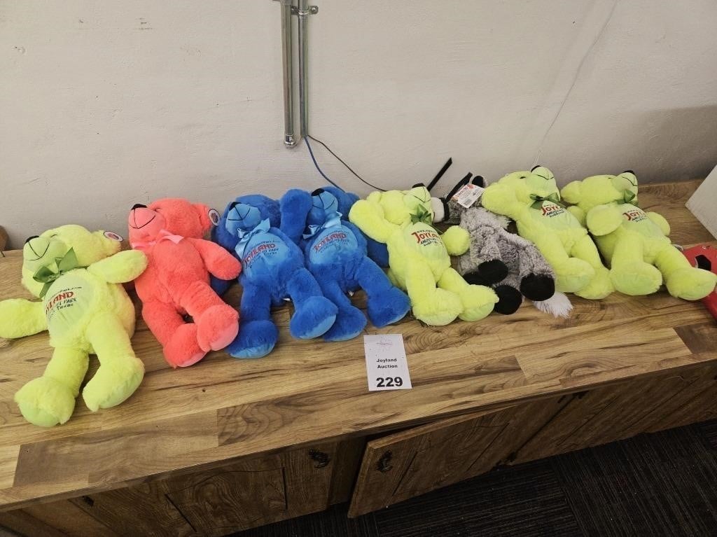 Various Joyland Collectable Stuffed Bears