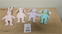 Retired Beanie Baby Easter Bunny Rabbits