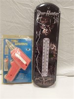 3pc Electric Soldering Gun NIP & Deer Thermometer