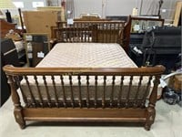 Queen Size bed with Matress headboard- 43in x 56in