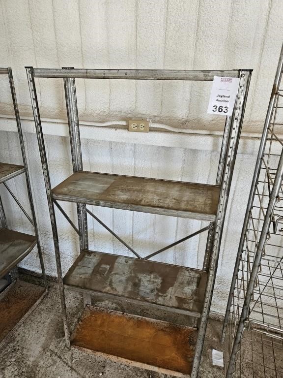 Lightweight Metal Shelf Rack with 4 Shelves
