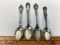 (4) Sterling spoons 91 grams