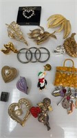 Collection of fashion pins