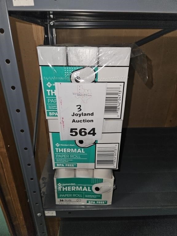 3 Boxes of 2.25in x 85ft Thermal Paper Rolls