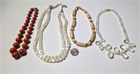 Four Vintage Necklaces