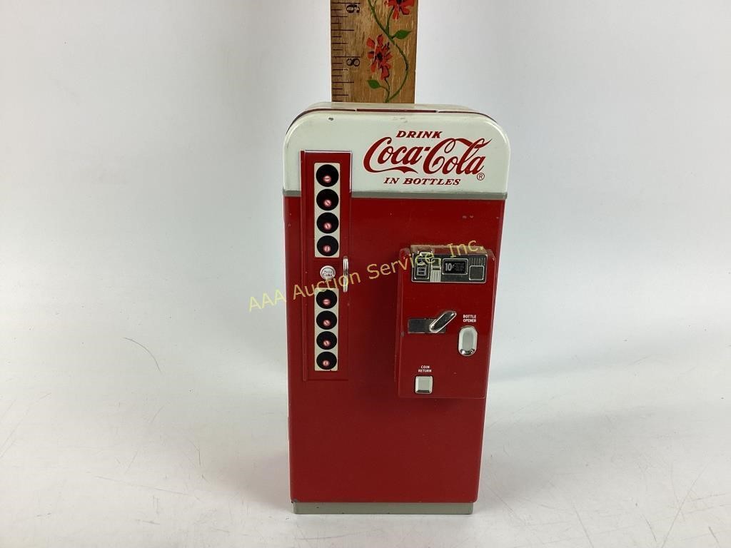 Coca-Cola vending machine still bank please see