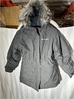 New Columbia XS Insulated faux fur hood jacket