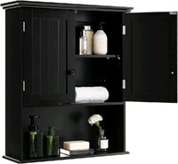 Over The Toilet Storage Cabinet w/Double Doors & A