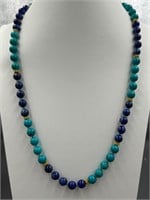 Turquoise and Lapis Lazuli Necklace