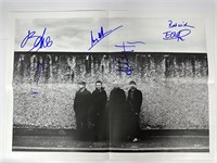 Autograph COA U2 Folded Poster