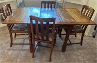 11 - DINING TABLE W/ 4 CHAIRS