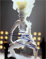 Autograph COA Lady Gaga A3 Poster