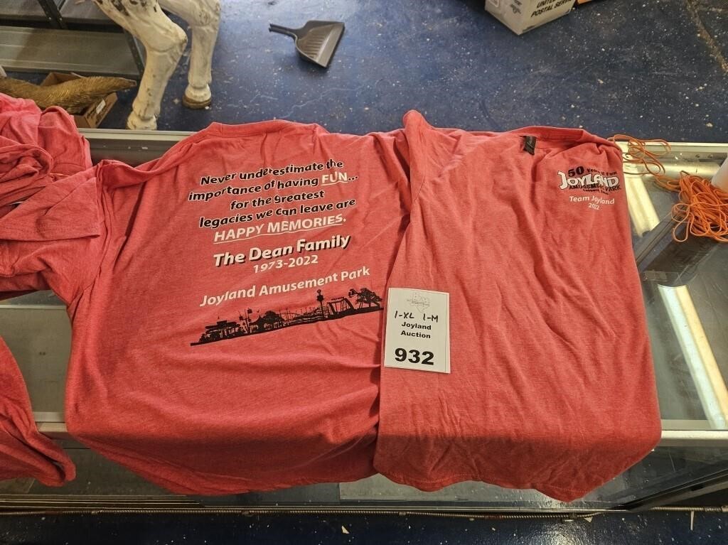 Set of 2 50 Years of Joyland 2022 T-Shirts