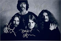 Autograph COA Black Sabbath Photo
