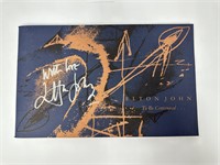 Autograph COA Elton John Picture Book