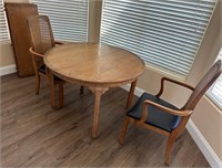 11 - OVAL TABLE W/ 2 CHAIRS