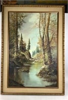 Oil painting signed by Blok