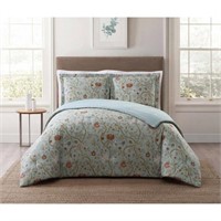 Bedford Blue Floral Twin XL Comforter Set