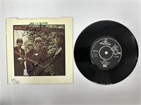 Autograph COA Beatles single Vinyl