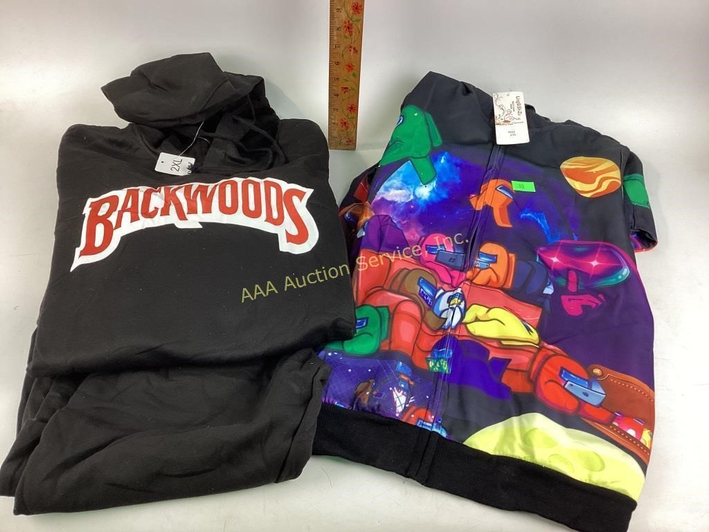 Sweatshirt/pants size 2xl, animated youth jackets